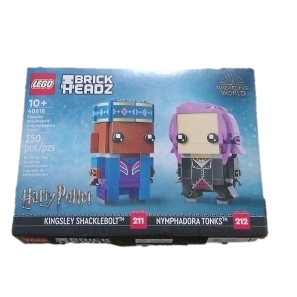 Lego 40618 Brickheadz Kingsley Shacklebolt & Nymphadora Tonks Figures
